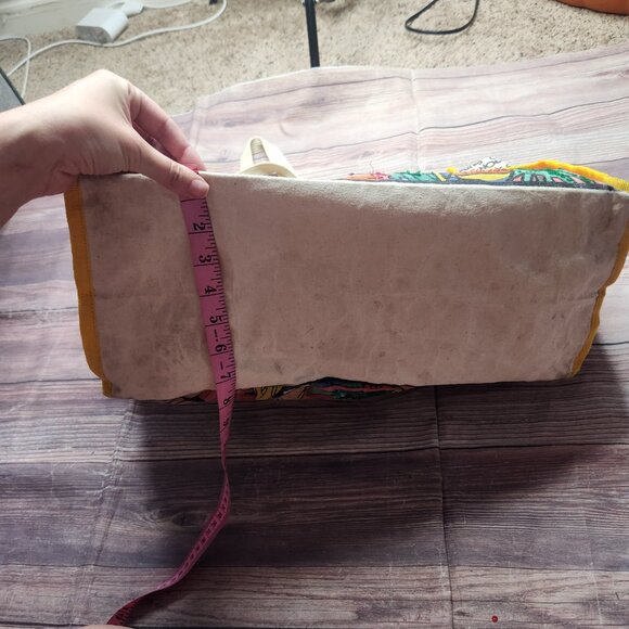 ⭐️ Chaudry Pop Art Comic Book Yellow Style Canvas Tote Purse - Picture 3 of 13